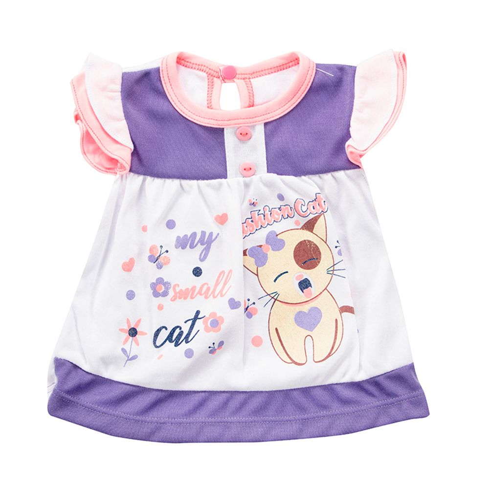 VESTIDO MANGA CORTA BEBE - Herpo